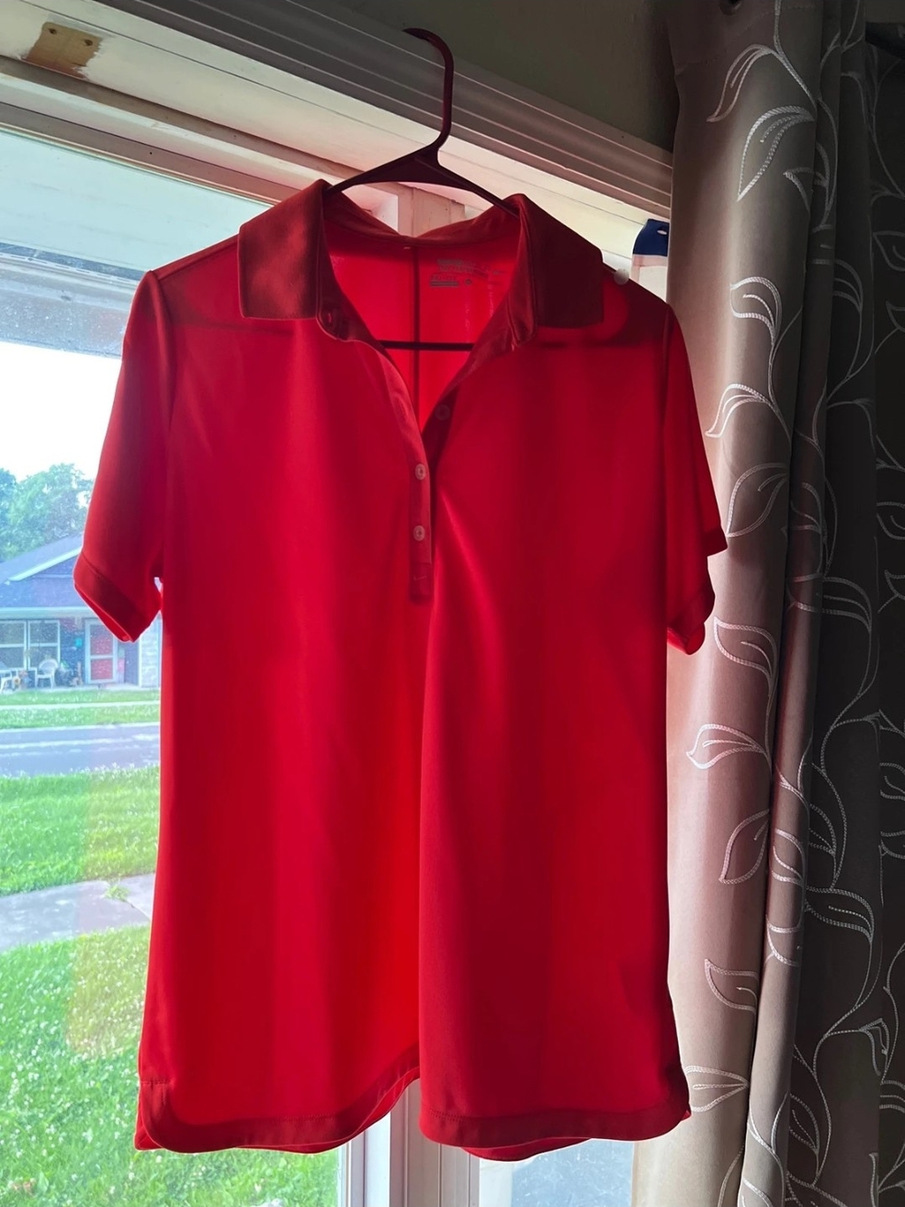 Nike Red Short Sleeve Dri Fit Polo Tee / Size XL